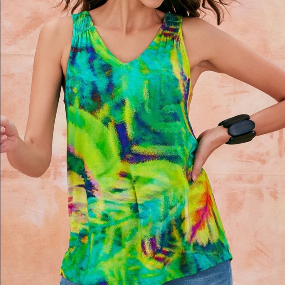 Soft surroundings sleeveless top
